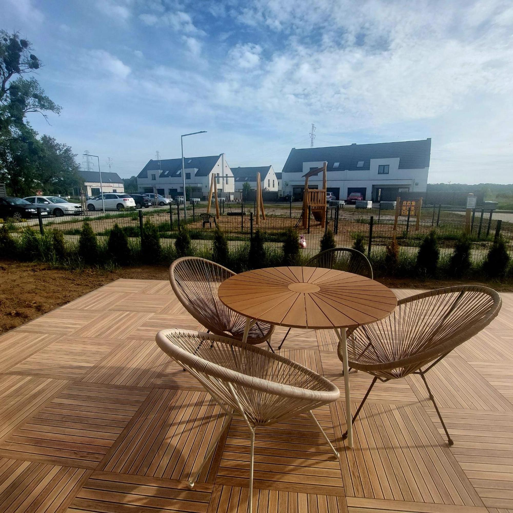 Luxury Modern New Apartment With Garden Close To Wroclaw Self Check-In 24H Siechnice المظهر الخارجي الصورة